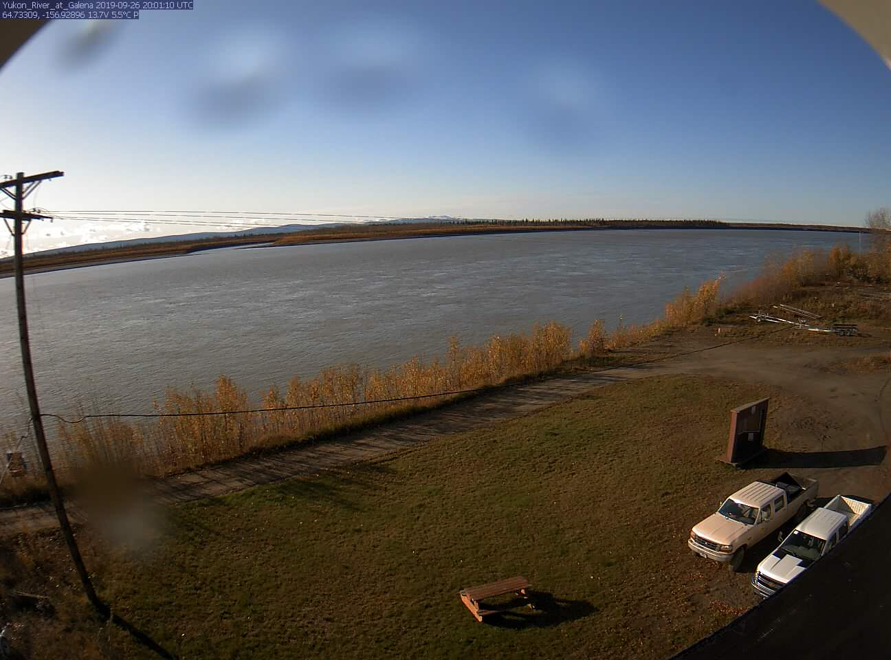 Yukon R at Galena freezeup 2019 University of Alaska Fairbanks